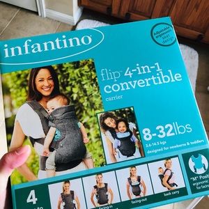 NWOT Infantino flip 4-in-1 convertible carrier
